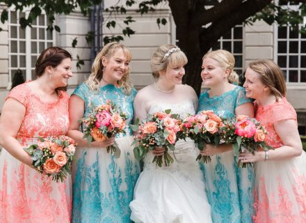 Wedding photography, Leeds, Town Hall, Civic centre, Group shot, Bridesmaids