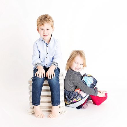 Crossley Family photoshoot in the studio