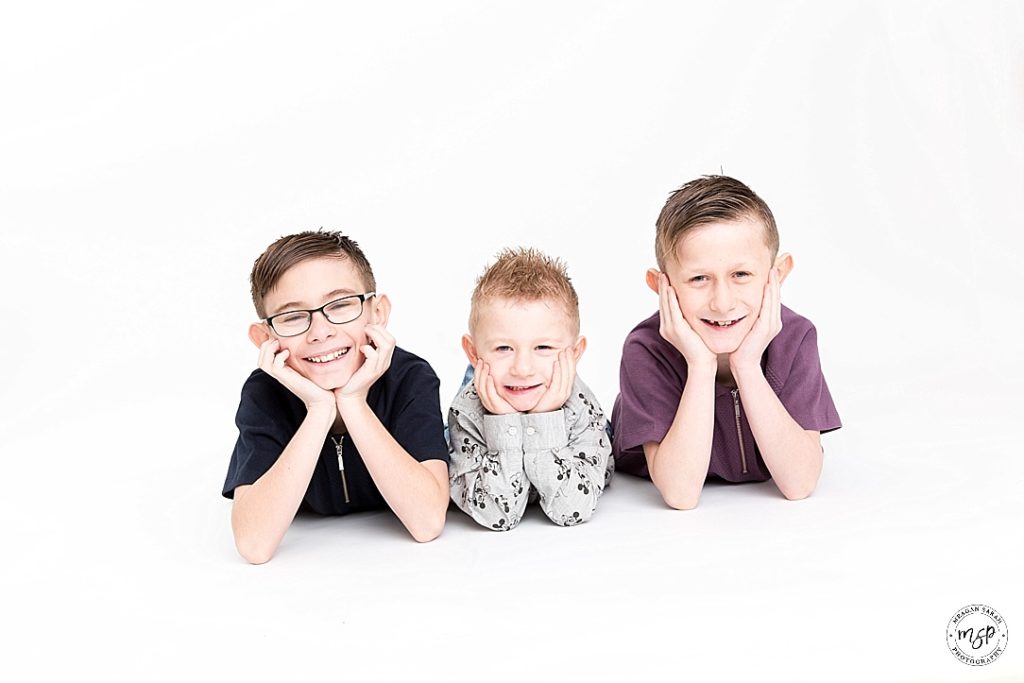 Fun family photography Leeds, 3 boys