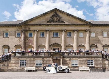 Large group shot at Nostell Priory Wedding