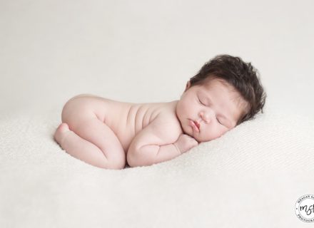 Newborn Baby with Amazing hair