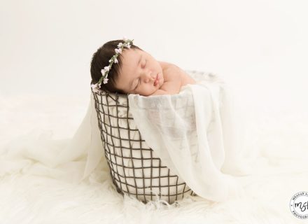 Newborn baby girl Diya I basket