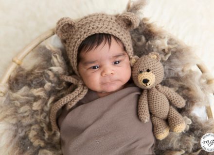 Baby Theodore with his teddy