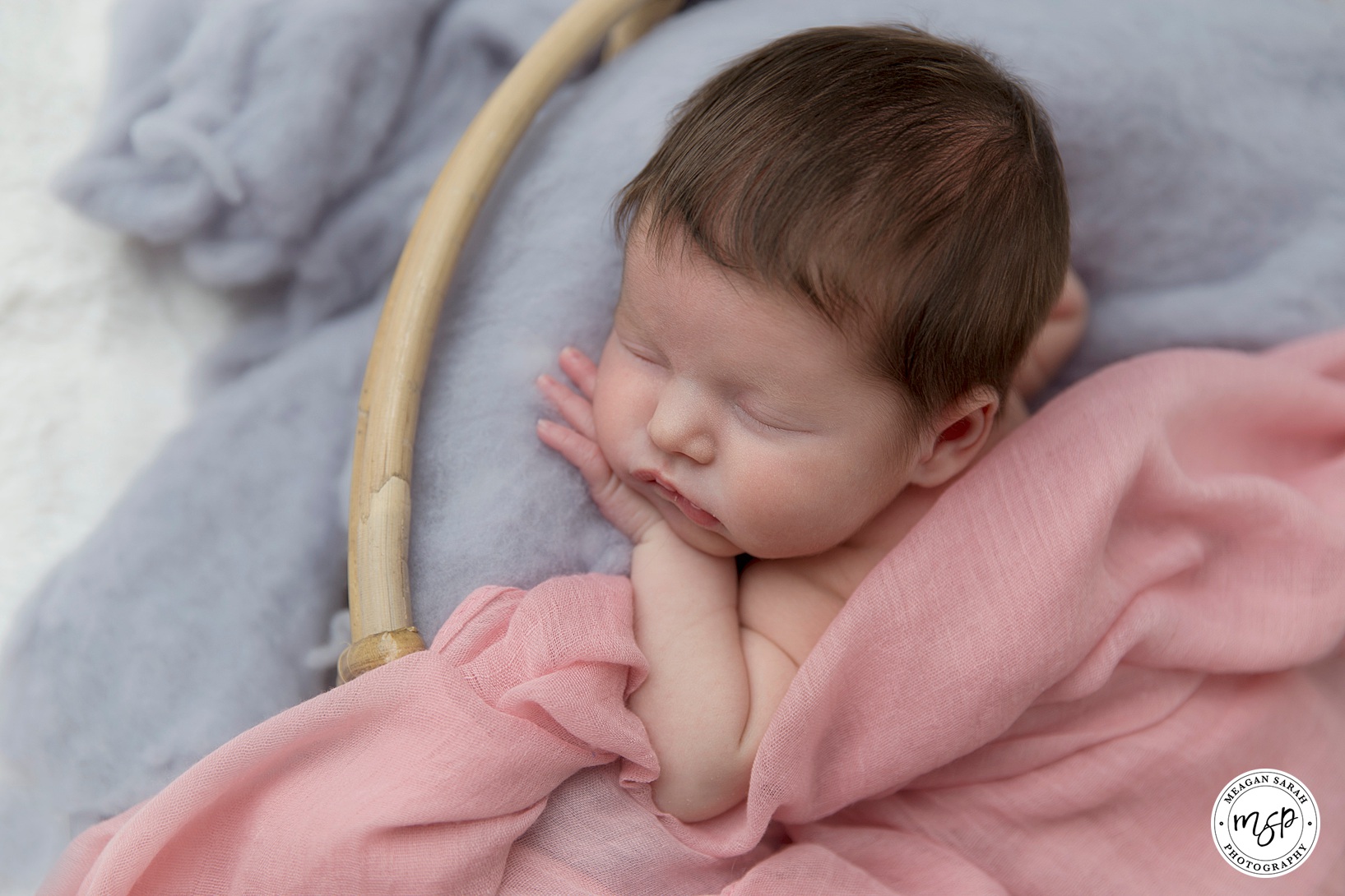Newborn Photography of Little Girl Nia, Leeds.