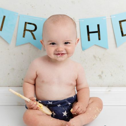 fun little boy cake smash