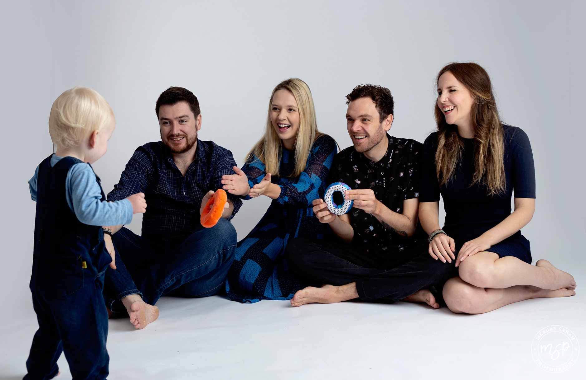 Portrait,Family,Group,Family of 7,Affordable photographer leeds,Fun Photos,Horsforth,Leeds,Little Ones,Meagan Sarah Photography,Photographs,Pictures,Professional Photographer in Leeds,Studio,White background,West Yorkshire Photographer,