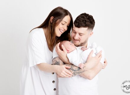 family photo newborn baby