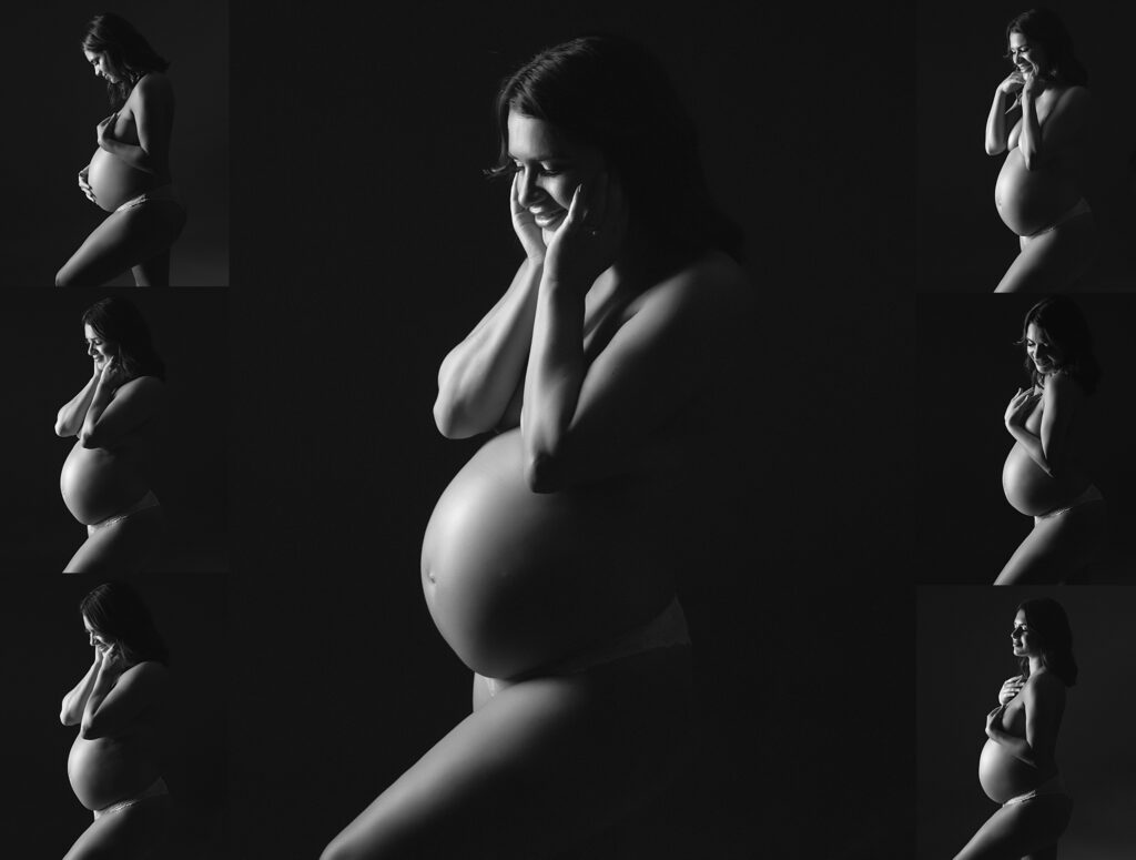 pregnancy photoshoot black and white. maternity photography